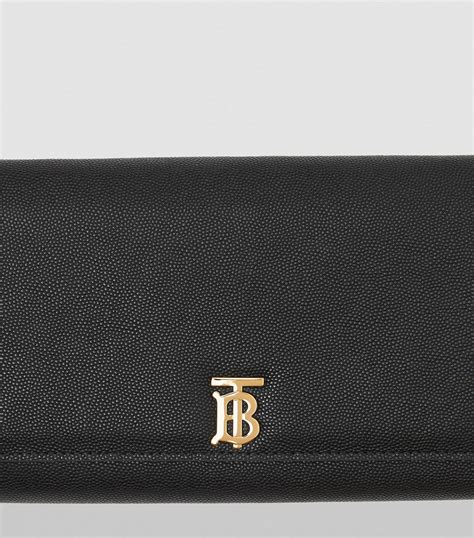 burberry monogram motif leather wallet with detachable strap|BURBERRY Black Monogram Motif Leather Wallet With .